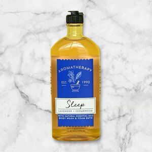 Bath & Body Works Aromatherapy Sleep Lavender Cedarwood Body Wash & Foam Bath